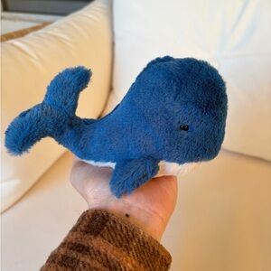 NWT Blue Wavelly Whale Jellycat 🐳 Rare and Retired